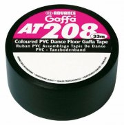 Tanzboden-Tape Advance AT-208, 33m x 50mm, matt, schwarz
